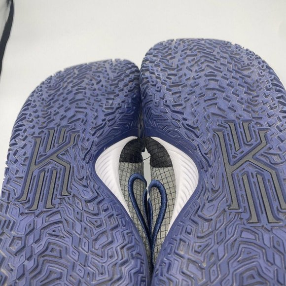 Nike Kyrie 4Midnight Navy Grey Black Mesh Lows Size 10 Men’s - VGUC - Picture 11 of 11